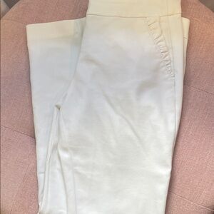 Express Columnist Ankle Cream Pants